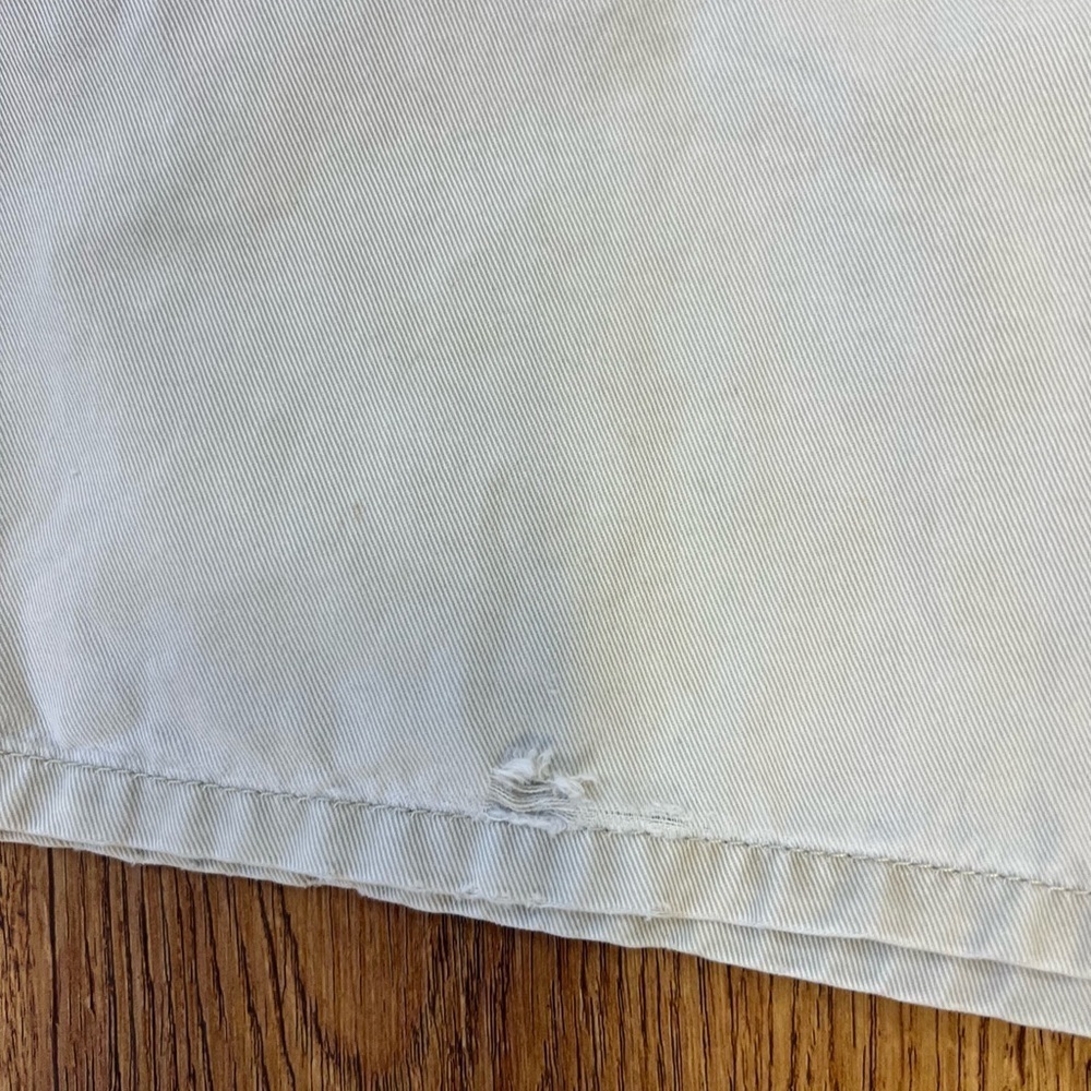 Quiksilver Men's Vintage Cream Khaki Shorts Size 34 90s Y2K - Picture 3 of 8